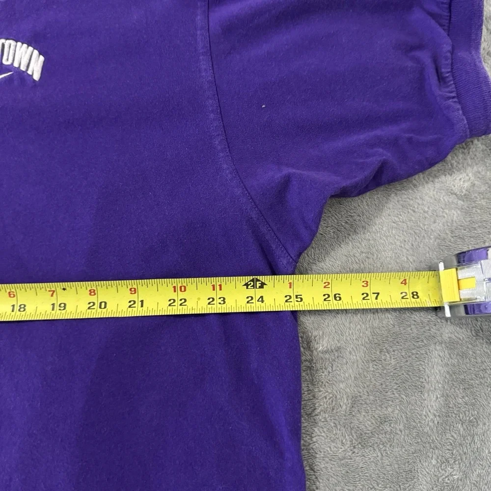 Vintage 90s Nike Niketown White Tag Purple Polo Shirt Mens‎ XXL Cotton Embroider
